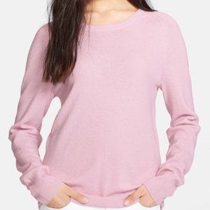 Women's Pink Crew Neck Sweater